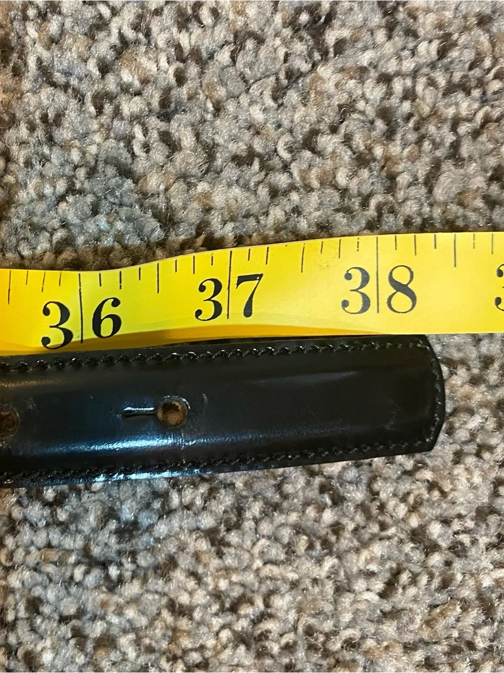 Vintage 90s MOSCHINO Belt Gold-Plated Heart Buckle Black Leather Italy 34